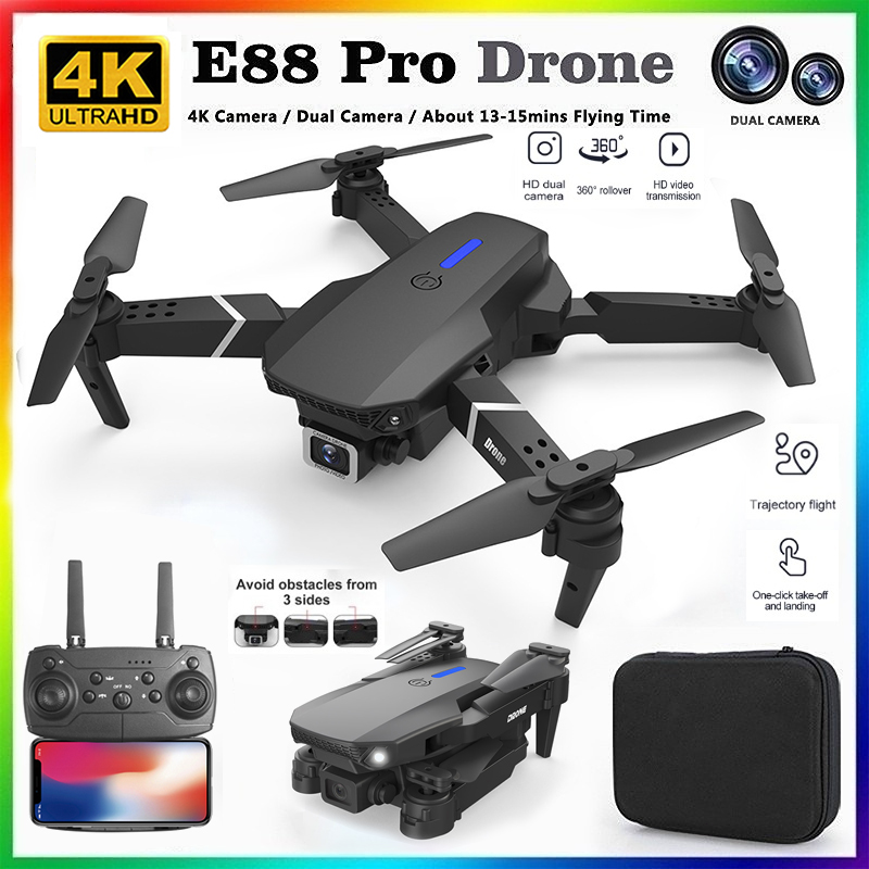 Drone E88 Rc Quadcopter - 2026 YENİ E88 Profesyonel HD 4K