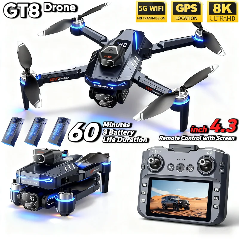 Jjrc Drone X12 - LSRC GT8 Drone 4K Profesyonel Çift