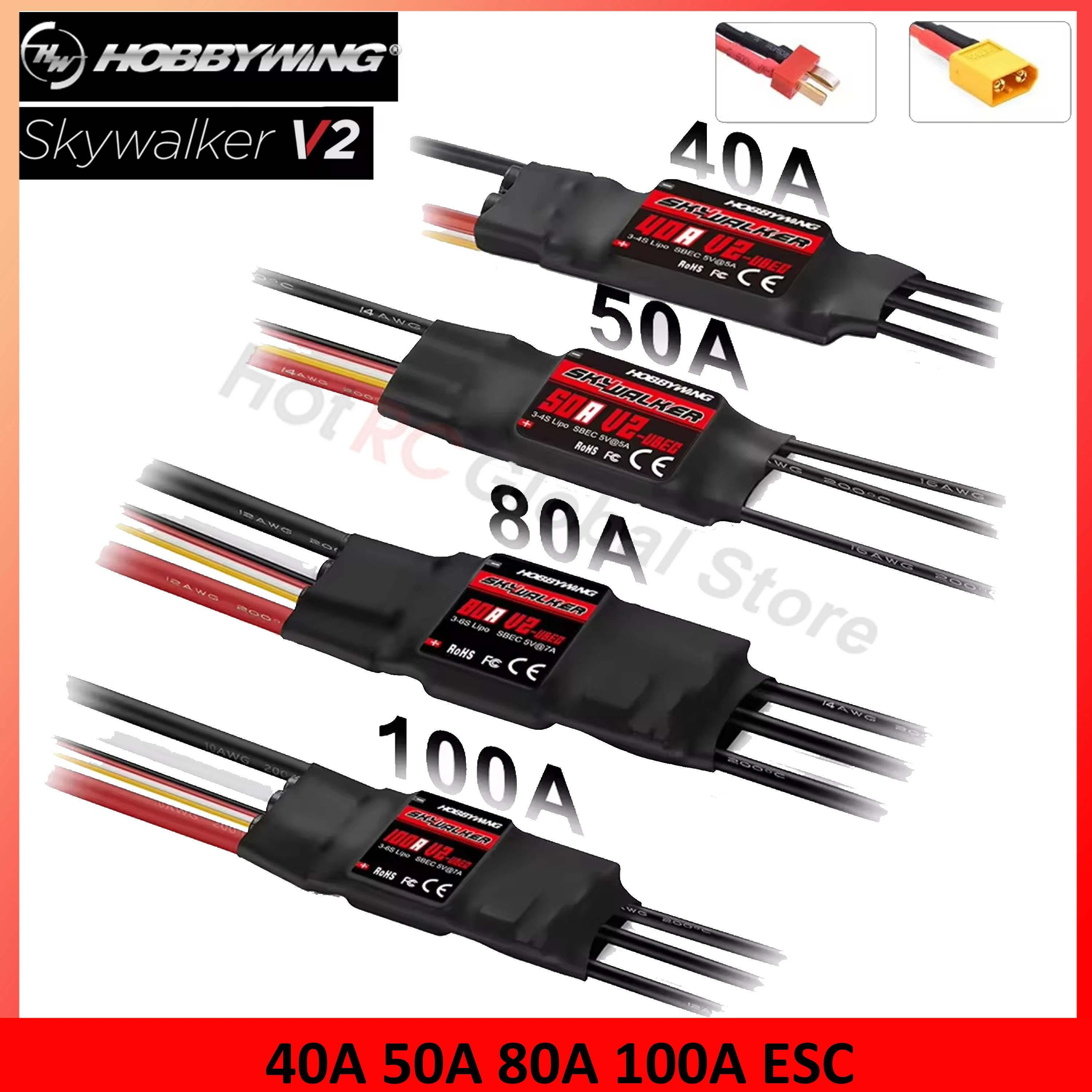 Drone Rc Leading - HOBBYWING Skywalker V2 serisi 40A 50A