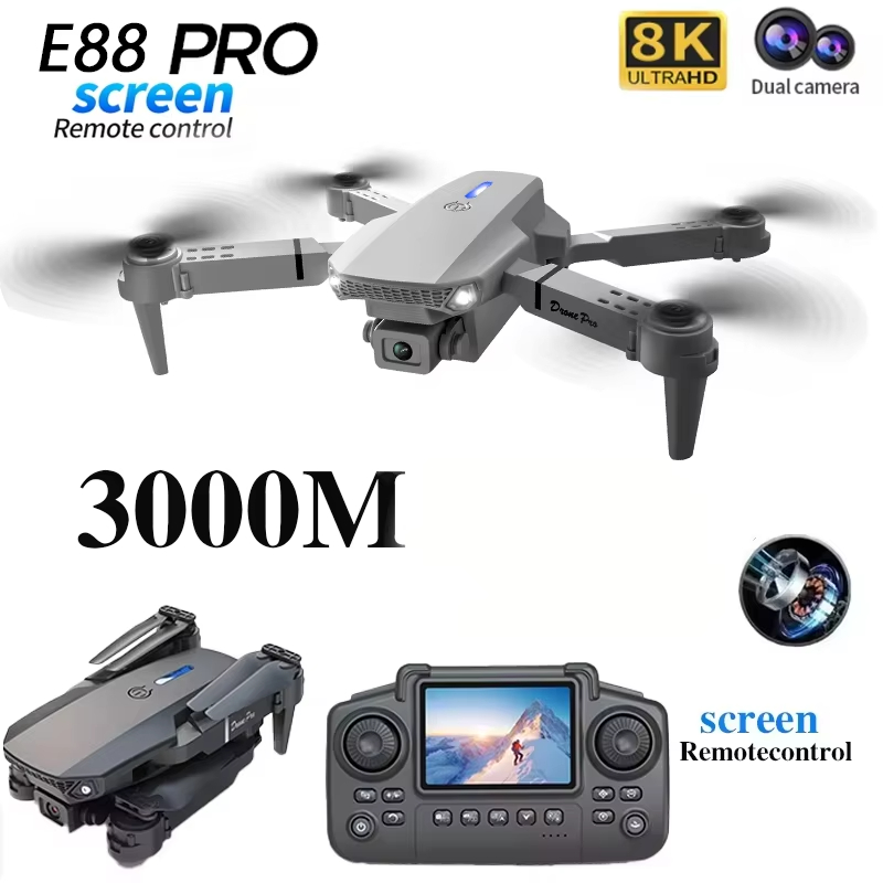 2026 Yeni E88 Drone 8K HD Kame - Drone E88 Rc Quadcopter incelemesi ve fiyatı